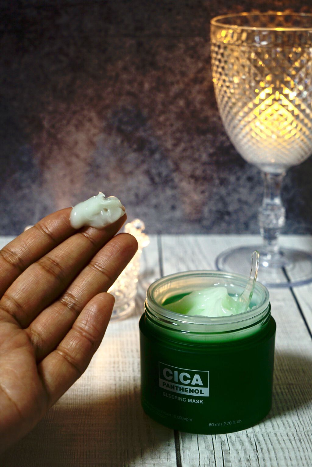 シカパンテノールスリーピングマスク/SNP/フェイスクリームを使ったクチコミ（3枚目）