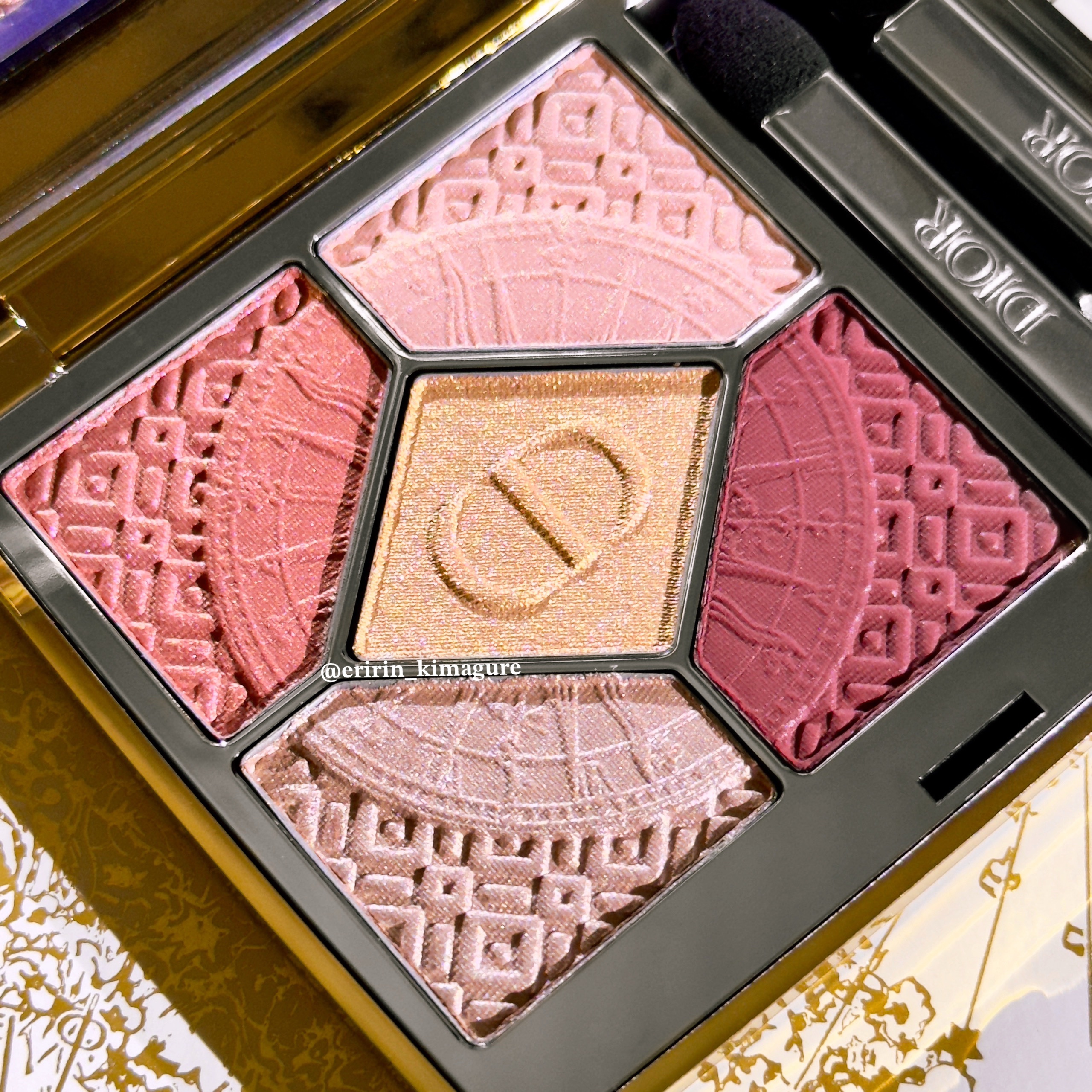 【旧】ディオールショウ サンク クルール（クリスマス コレクション 2024 限定品）/Dior/アイシャドウを使ったクチコミ（3枚目）