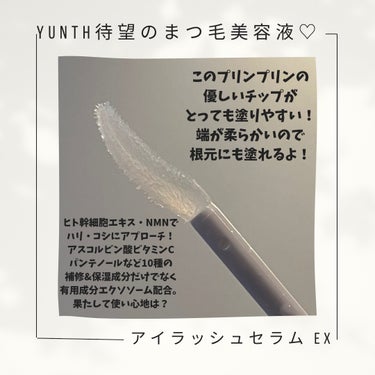 アイラッシュセラム EX/Yunth/まつげ美容液を使ったクチコミ（2枚目）