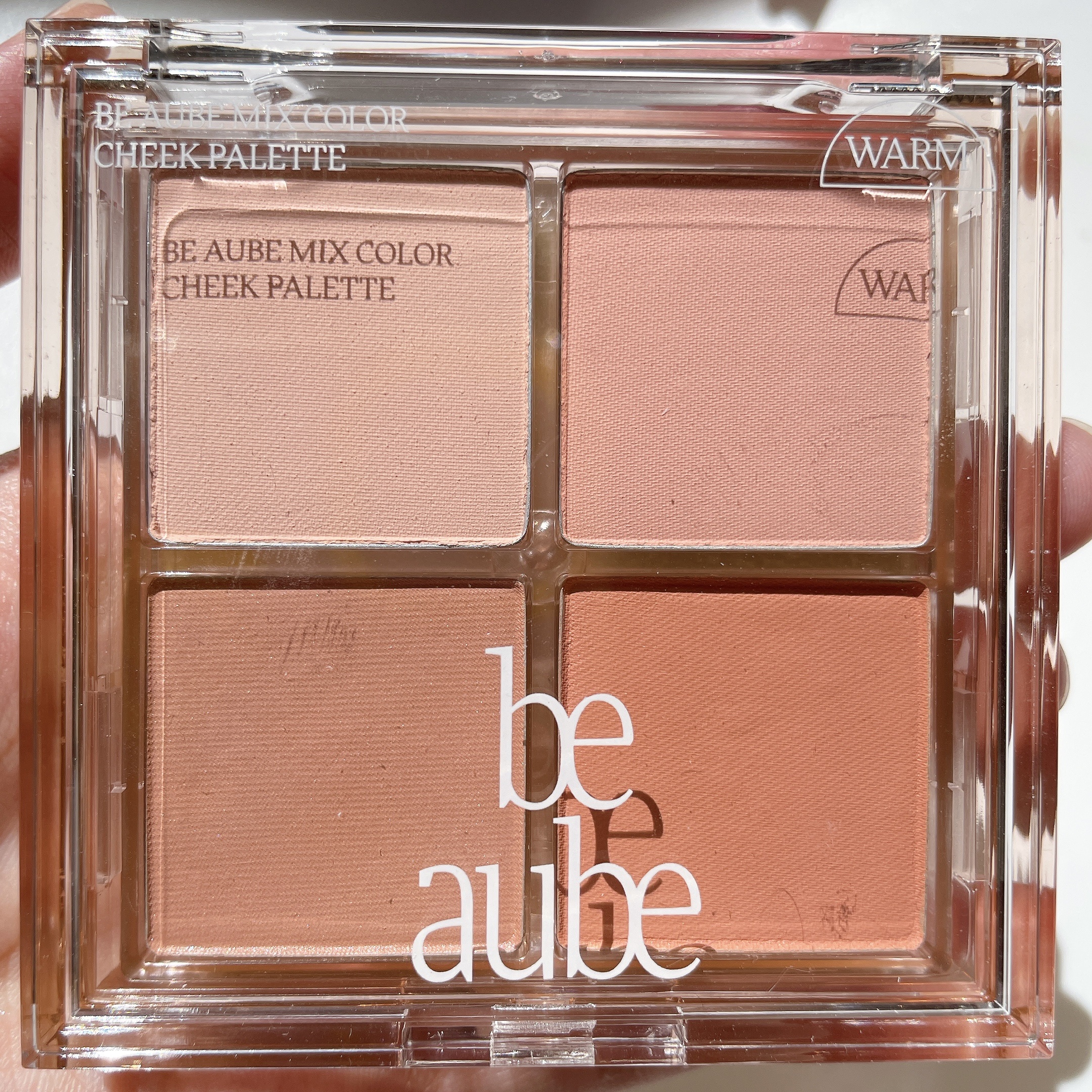 ミックスマッチチークパレット/be aube/パウダーチークを使ったクチコミ（1枚目）