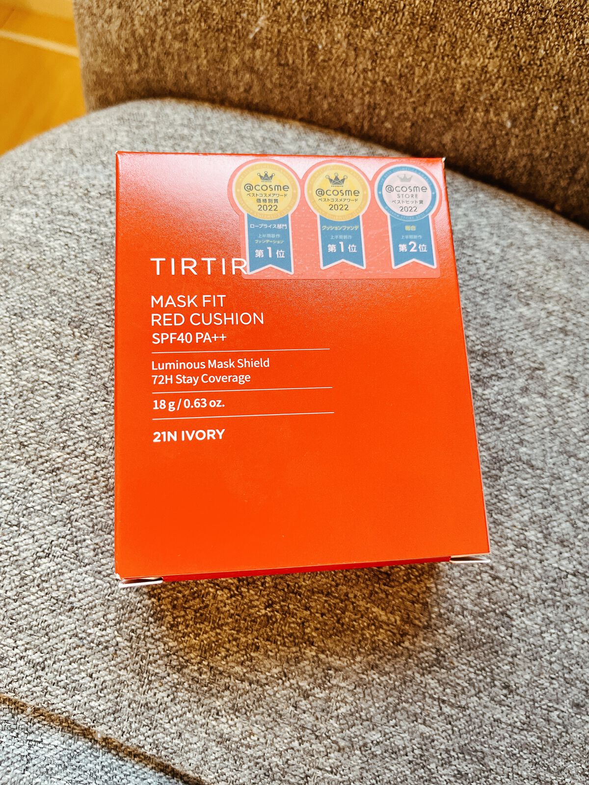 マスク フィット レッド クッション/TIRTIR(ティルティル)/クッションファンデーションを使ったクチコミ(1枚目)