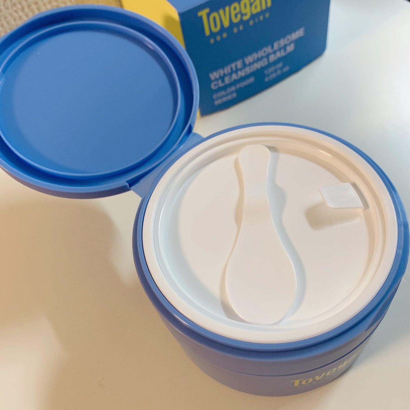 カラーフードシリーズホワイトホールサムクレンジングバーム/Tovegan/クレンジングバームを使ったクチコミ(2枚目)