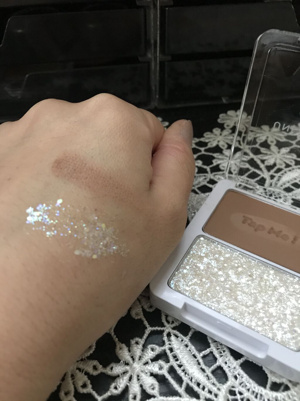 タップミー パレットデュオ/unleashia/アイシャドウパレットを使ったクチコミ（2枚目）