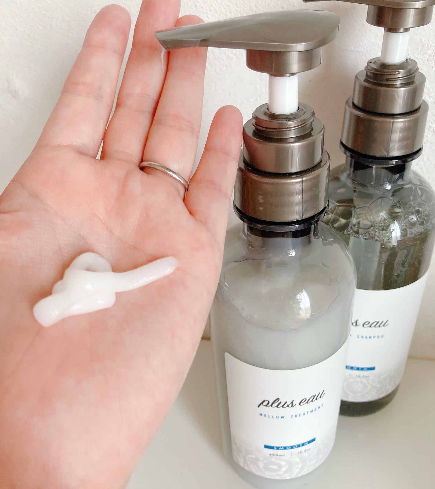 メロウシャンプー/メロウトリートメント/plus eau/市販シャンプーを使ったクチコミ(3枚目)