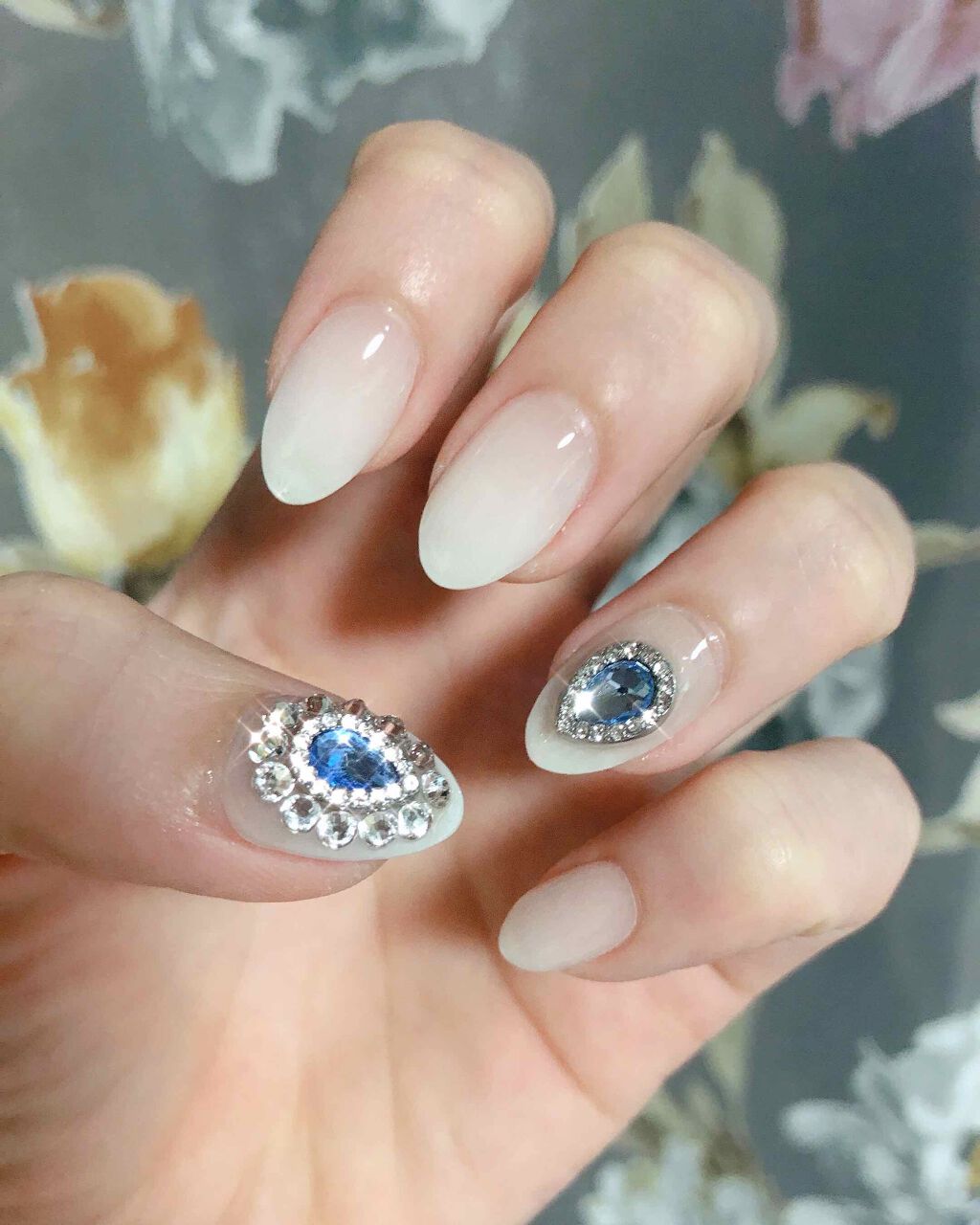 セミキュアジェルネイル(ハンド)/ohora/ネイルシールを使ったクチコミ(5枚目)