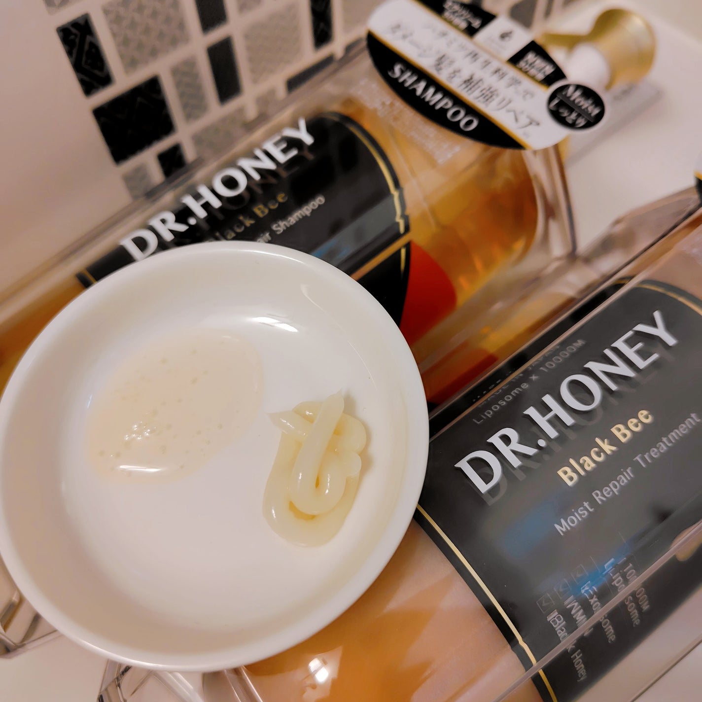 DRハニー ブラックビー モイスト リペア シャンプー/ヘアトリートメント/DR.HONEY/市販シャンプーを使ったクチコミ(3枚目)