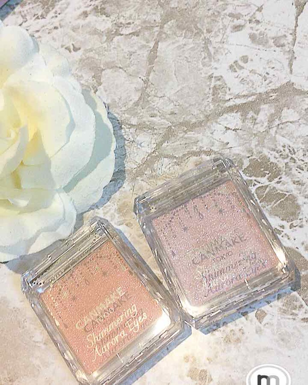 シマリングオーロラアイズ/キャンメイク/単色アイシャドウを使ったクチコミ（1枚目）