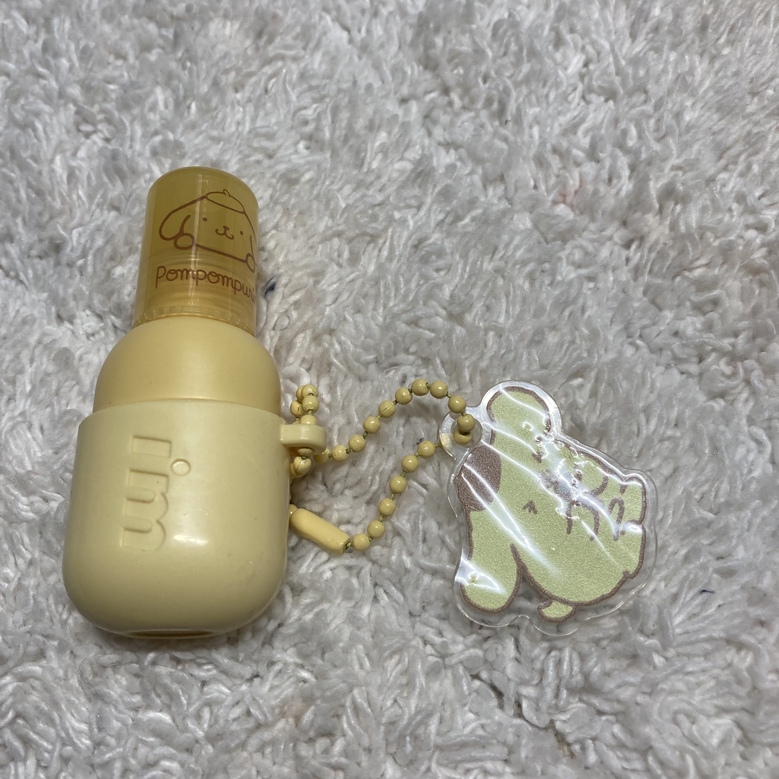 カラーキーリングリップオイル スポットライトオン ポムポムプリン/i’m meme/リップグロスを使ったクチコミ（2枚目）