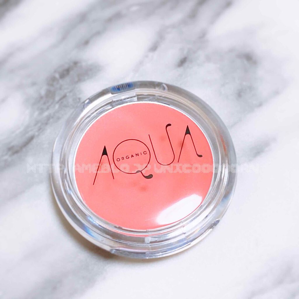 オーガニッククリームチーク/アクア・アクア/ジェル・クリームチークを使ったクチコミ(1枚目)