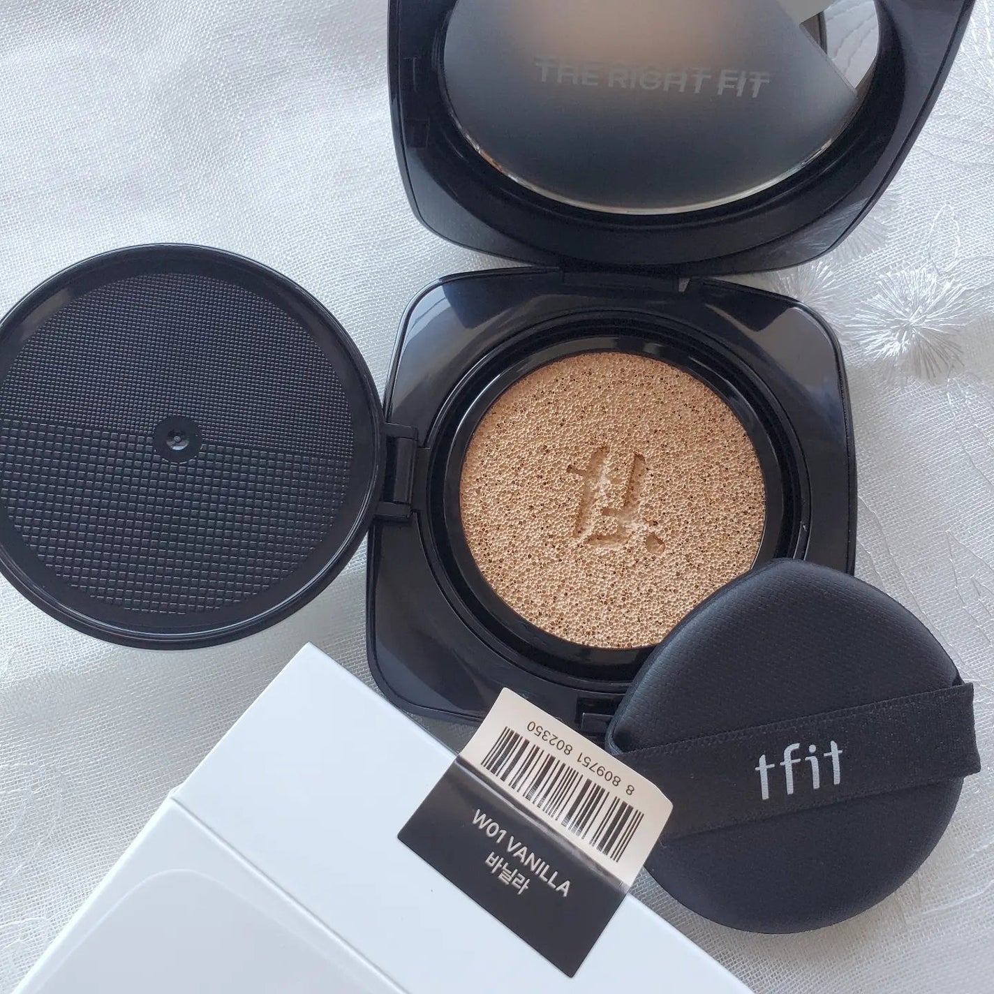 レイヤリングフィット グロークッションEX/TFIT/クッションファンデーションを使ったクチコミ(2枚目)