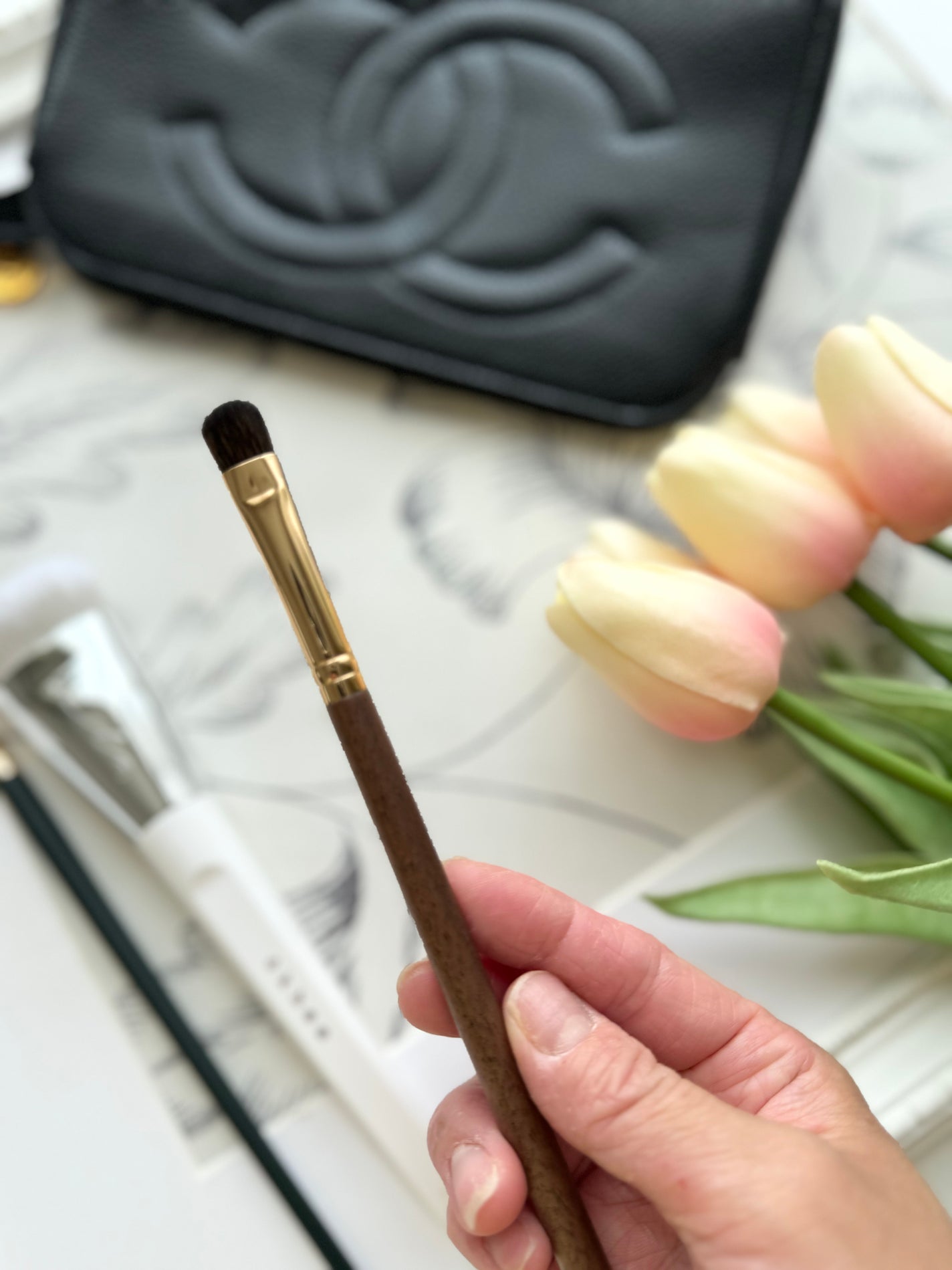 okhee 白玉ファンデーションブラシ/SOOA DOR/メイクブラシを使ったクチコミ(3枚目)