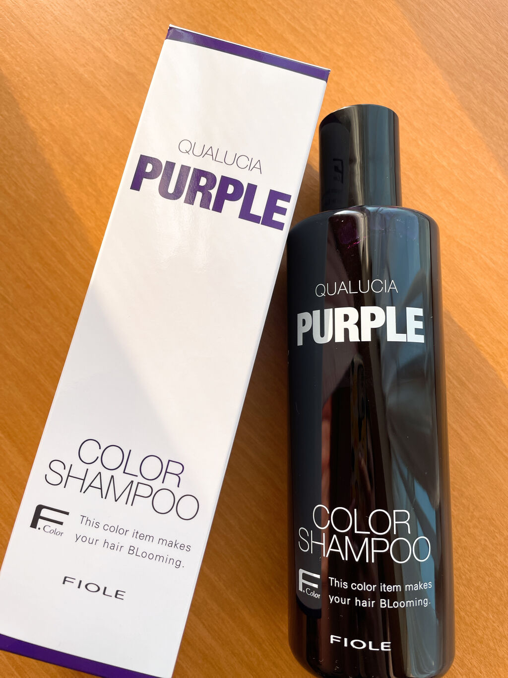 クオルシア カラーシャンプー/クオルシア/市販シャンプーを使ったクチコミ（1枚目）