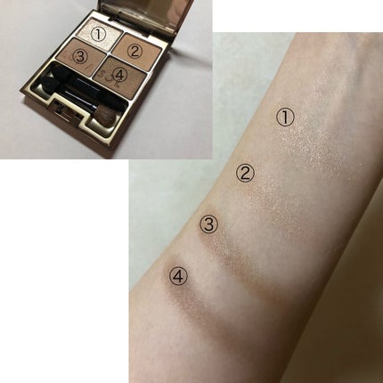 スキンモデリングアイズ/LUNASOL/アイシャドウパレットを使ったクチコミ(2枚目)