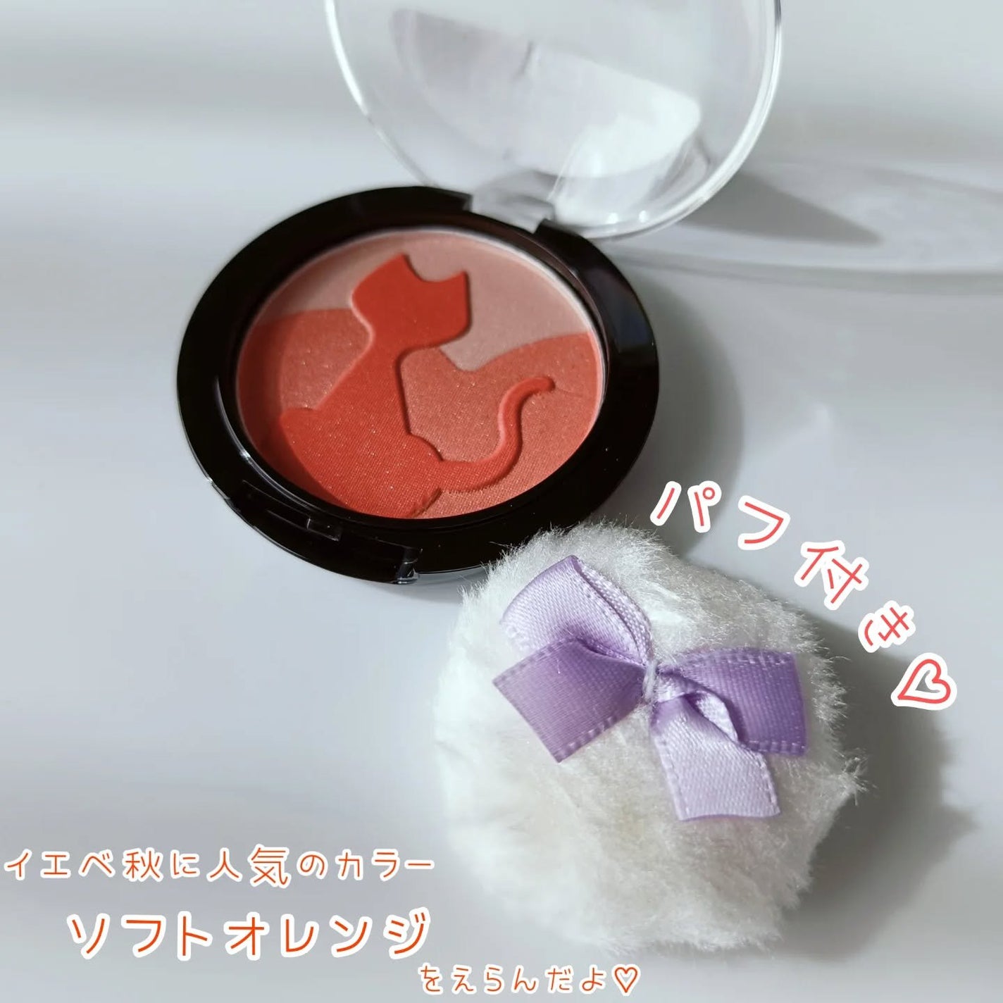 チークキャット/ドド/パウダーチークを使ったクチコミ(2枚目)