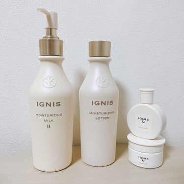 ❤︎ IGNIS
　
　モイスチュアライジング ミルク II

　モイスチュアライジング ローション

　イオ もちスキン

　イオ マルチシロップ



アルビオンが大好きなのですが

初イグニス使っ