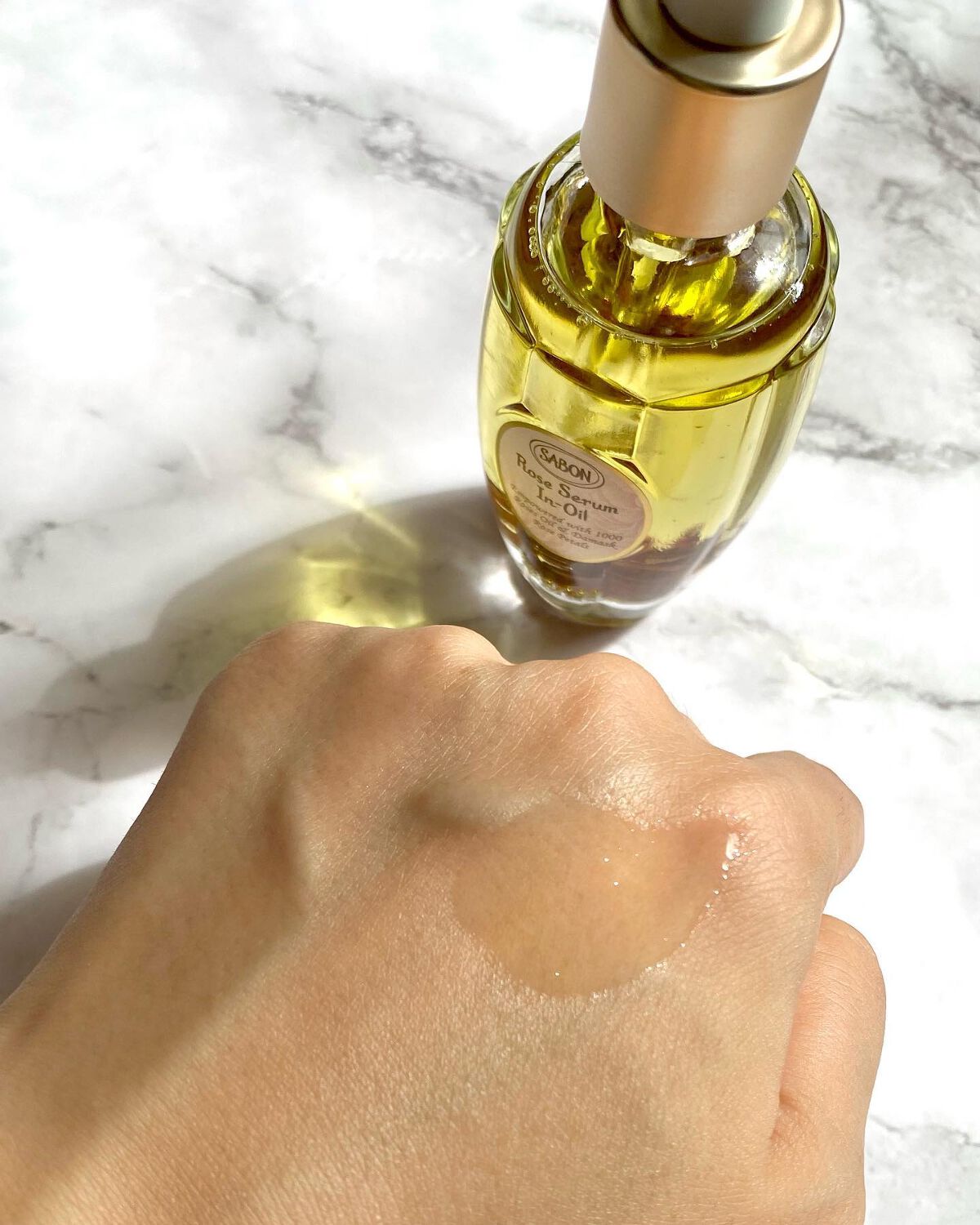 ローズセラムインオイル/SABON/フェイスオイルを使ったクチコミ(2枚目)