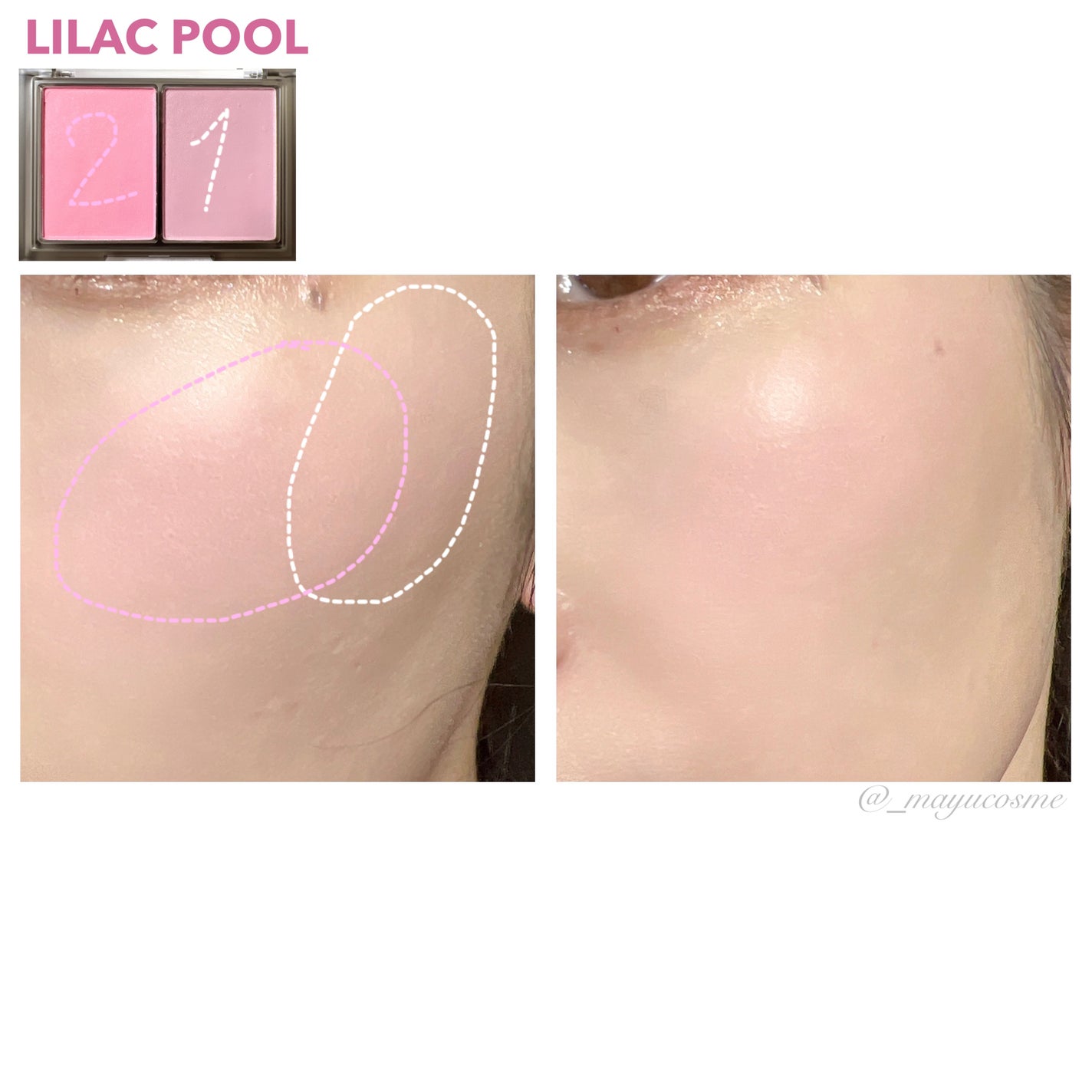 ハイパーフィットカラーチーク/FEEV/ジェル・クリームチークを使ったクチコミ(4枚目)