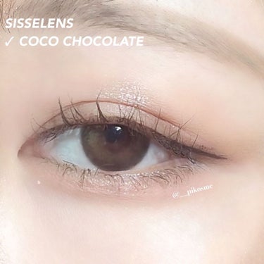 CoCo Chocolate/Sisse Lens/カラーコンタクトレンズを使ったクチコミ（5枚目）