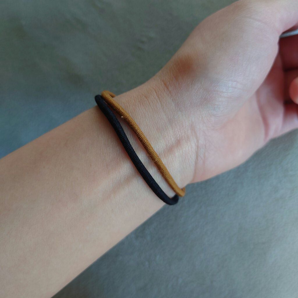 ヘアゴムリング・3色アソート/無印良品/その他オーラルケアを使ったクチコミ(2枚目)