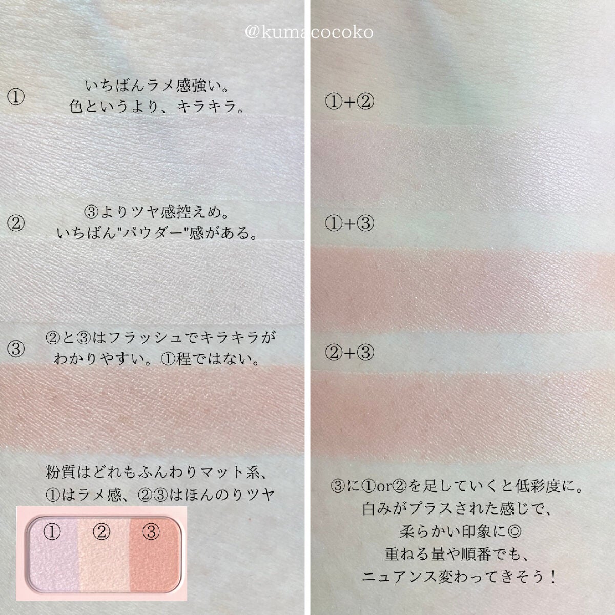 ブレンドチークカラー/WHOMEE/パウダーチークを使ったクチコミ(4枚目)