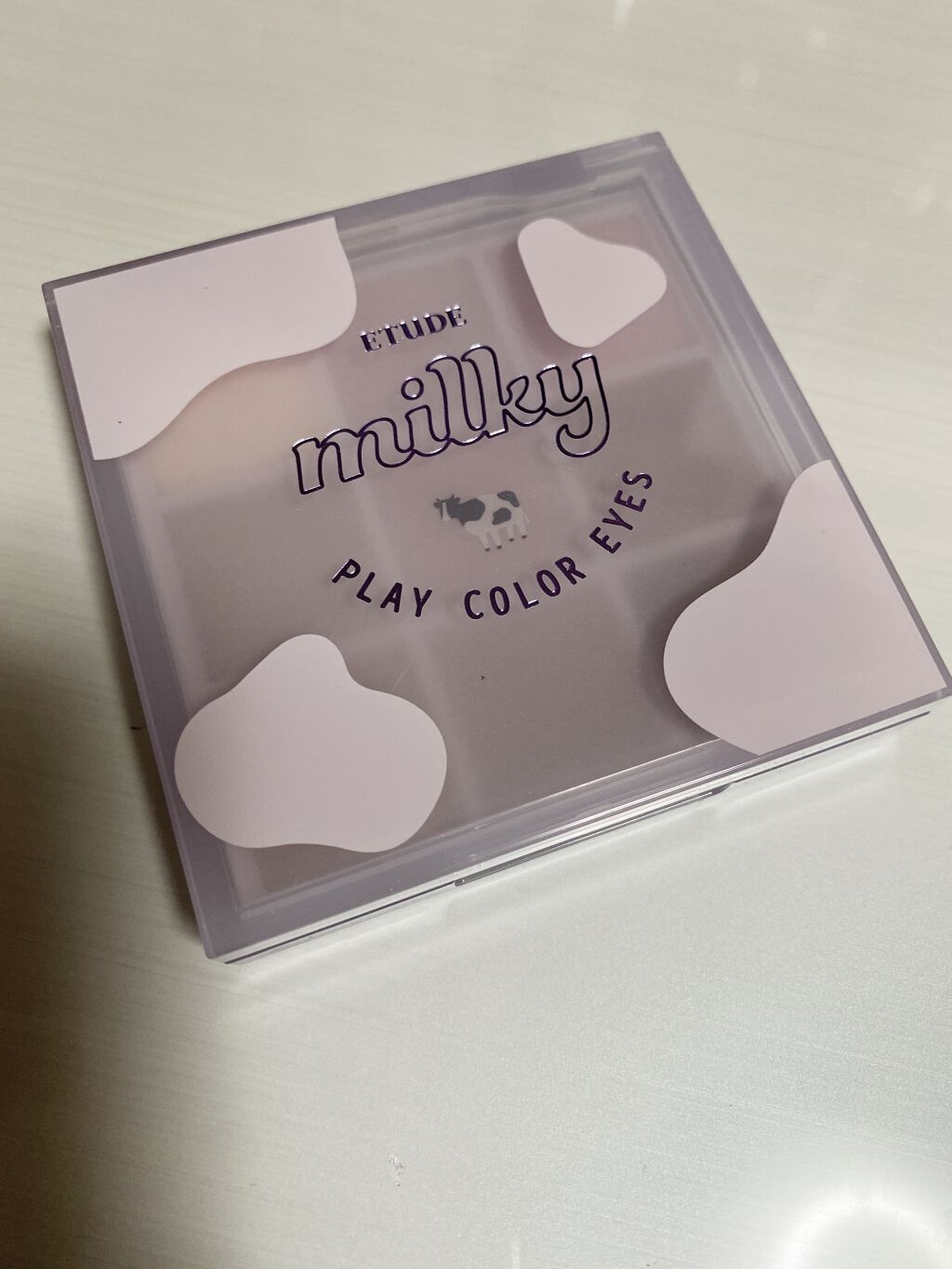 プレイカラーアイズ ≪ミルキーコレクション≫ バナナミルク/ETUDE/アイシャドウパレットを使ったクチコミ（2枚目）