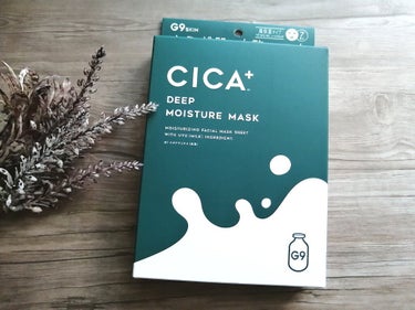 G9SKIN シカプラス ディープモイスチャーマスクのクチコミ「G9SKIN
CICA MOIST MASK
7枚入

1枚のマスクにたっぷりの美容液がヒタヒ.....」（1枚目）