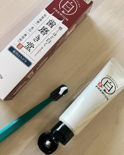 歯磨き堂 薬用ホワイトニングペースト プレミアム/歯磨き堂/歯磨き粉を使ったクチコミ(2枚目)