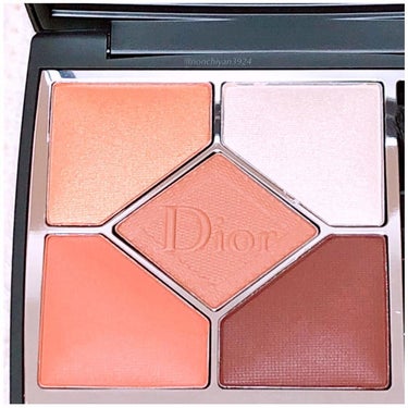 【旧】サンク クルール クチュール 629 コーラル ペイズリー/Dior/パウダーアイシャドウを使ったクチコミ（2枚目）