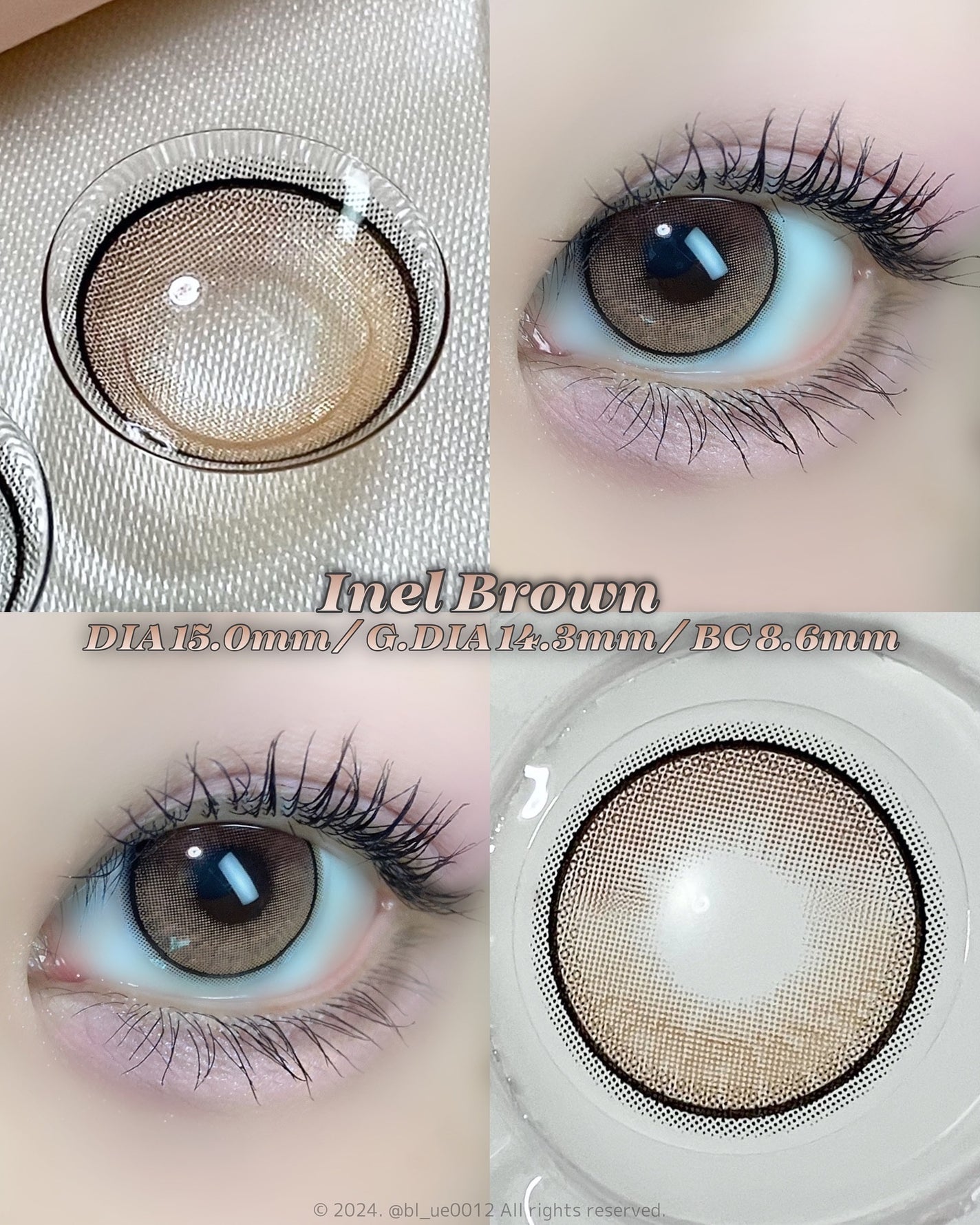 Inel/蜜のレンズ/ワンデー(1DAY)カラコンを使ったクチコミ(3枚目)