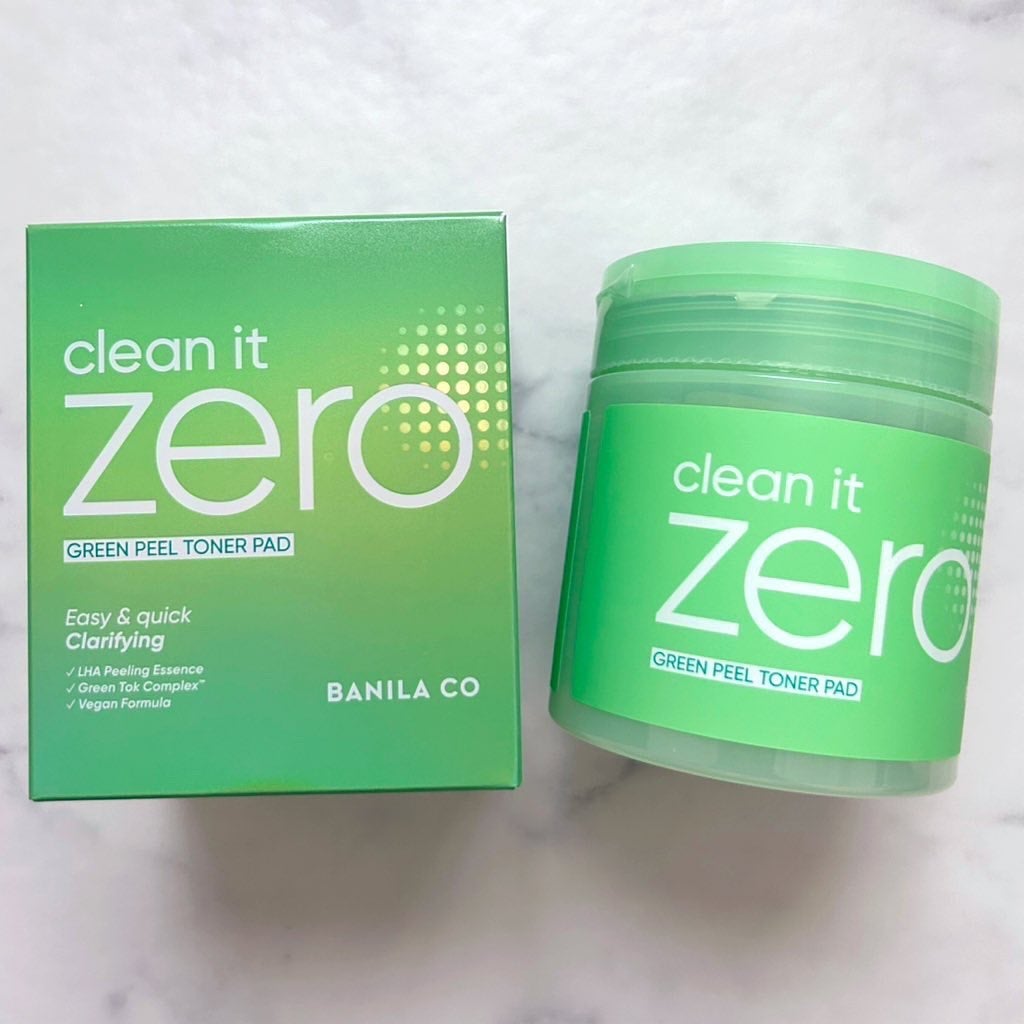 クリーンイットゼロ グリーンピールトナーパッド/BANILA CO/トナーパッドを使ったクチコミ(1枚目)