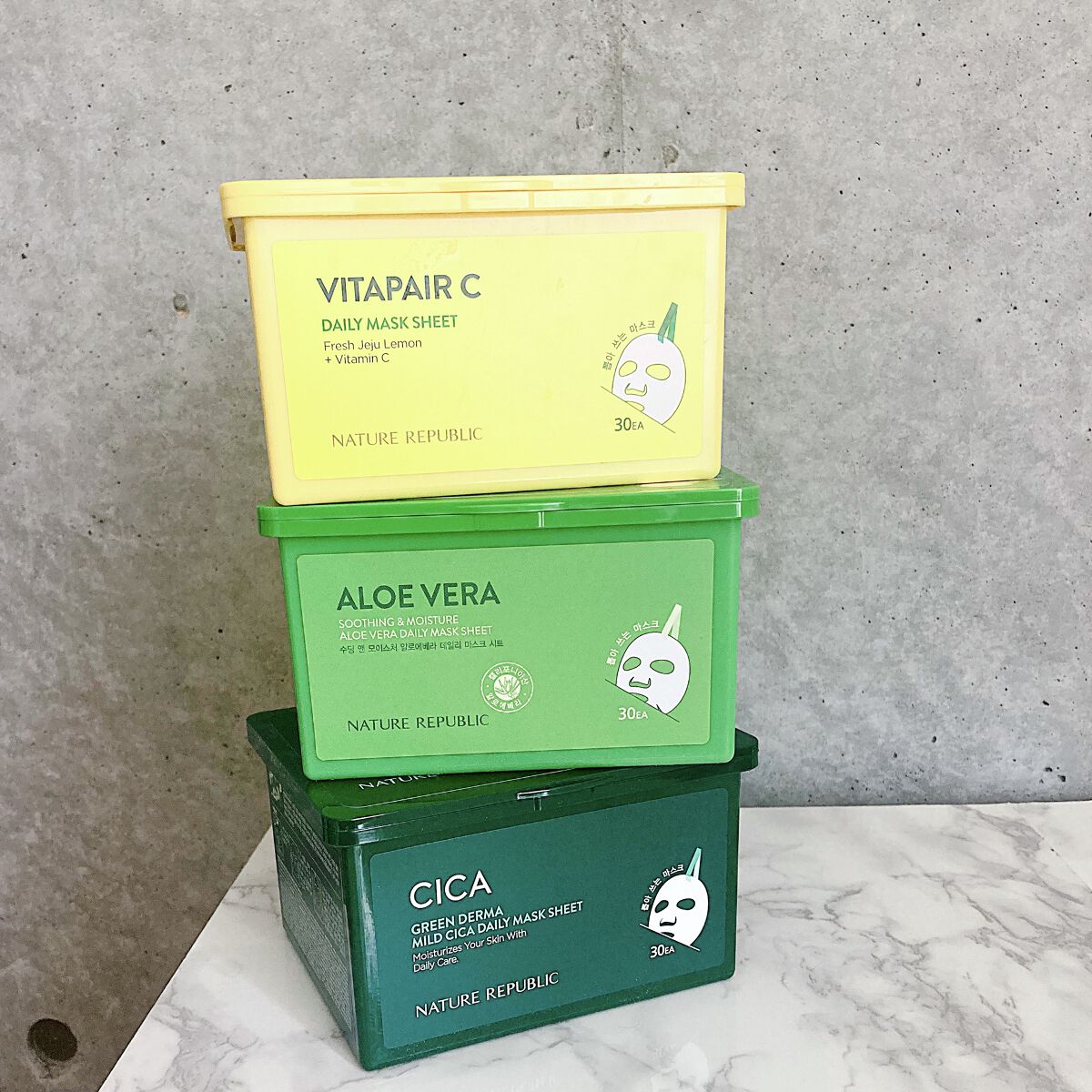 マイルド＆モイスチャーアロエデイリーシートマスク/ネイチャーリパブリック/シートマスク・パックを使ったクチコミ（3枚目）