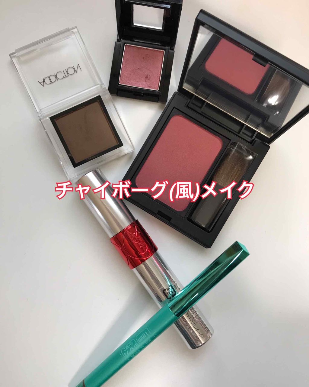 シアーパウダーブラッシュ/DAZZSHOP/パウダーチークを使ったクチコミ（1枚目）