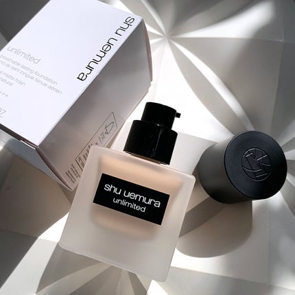 (旧)アンリミテッド ラスティング フルイド/shu uemura/リキッドファンデーションを使ったクチコミ(1枚目)