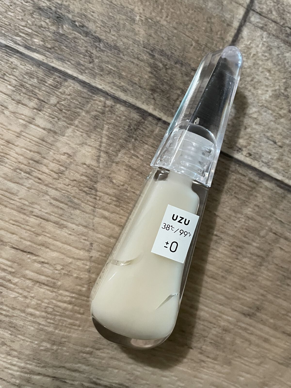 38°C / 99°F リップトリートメント (リップ美容液) ±0 CLEAR/UZU BY FLOWFUSHI/リップケアを使ったクチコミ（1枚目）