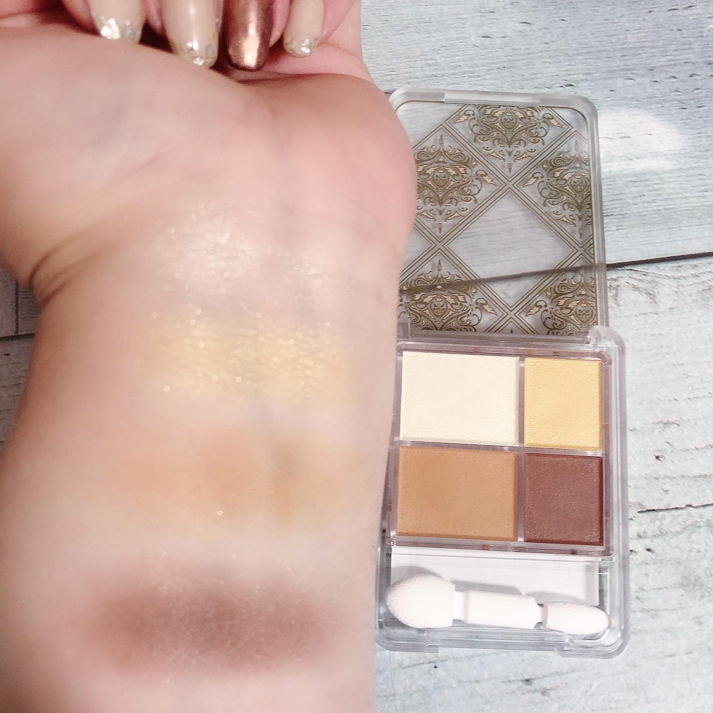 グラデーション アイシャドウ/ちふれ/アイシャドウパレットを使ったクチコミ(3枚目)