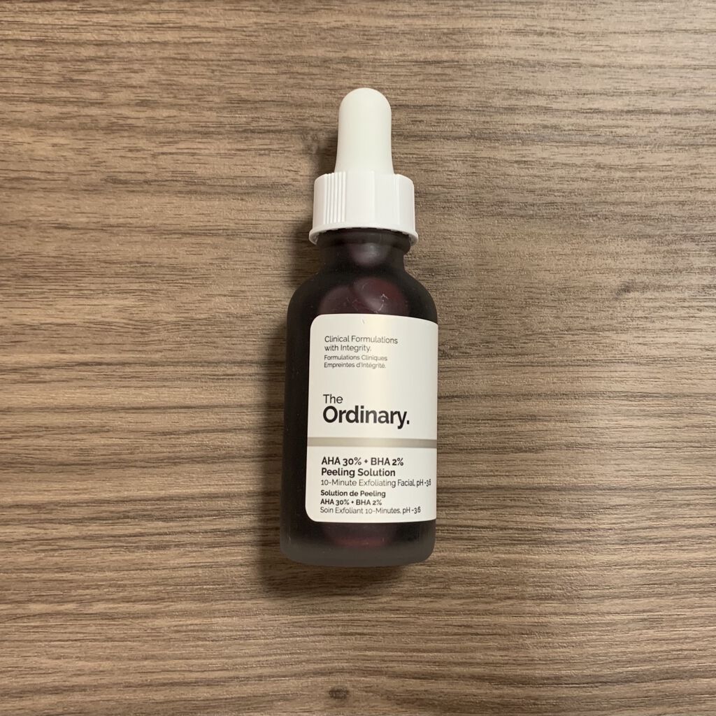 AHA 30% + BHA 2% Peeling Solution/The Ordinary/ピーリングを使ったクチコミ（1枚目）