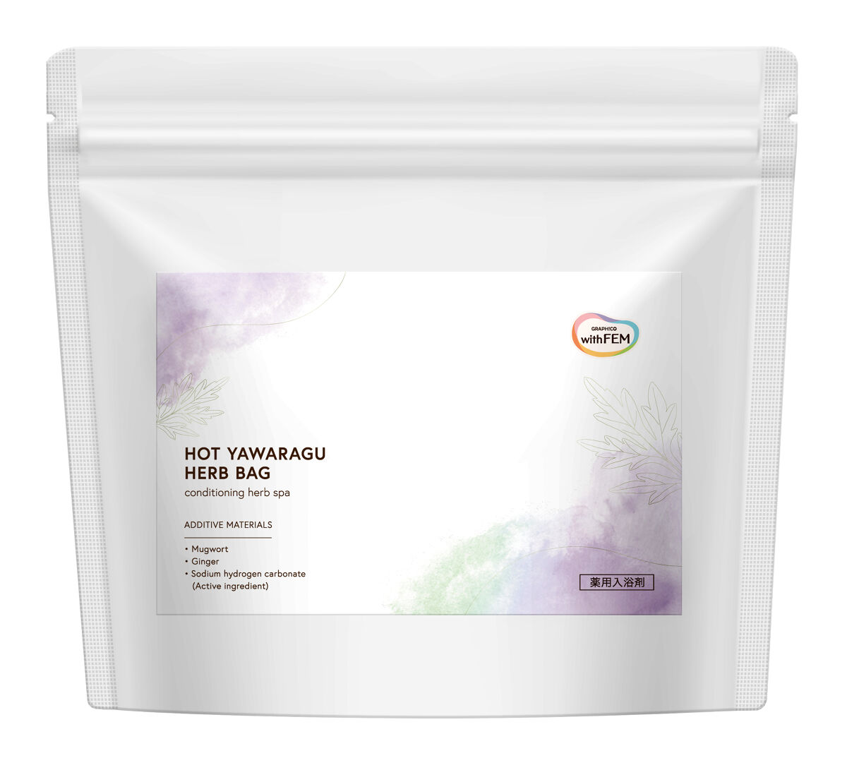 ウィズフェム HOT YAWARAGU HERB BAG