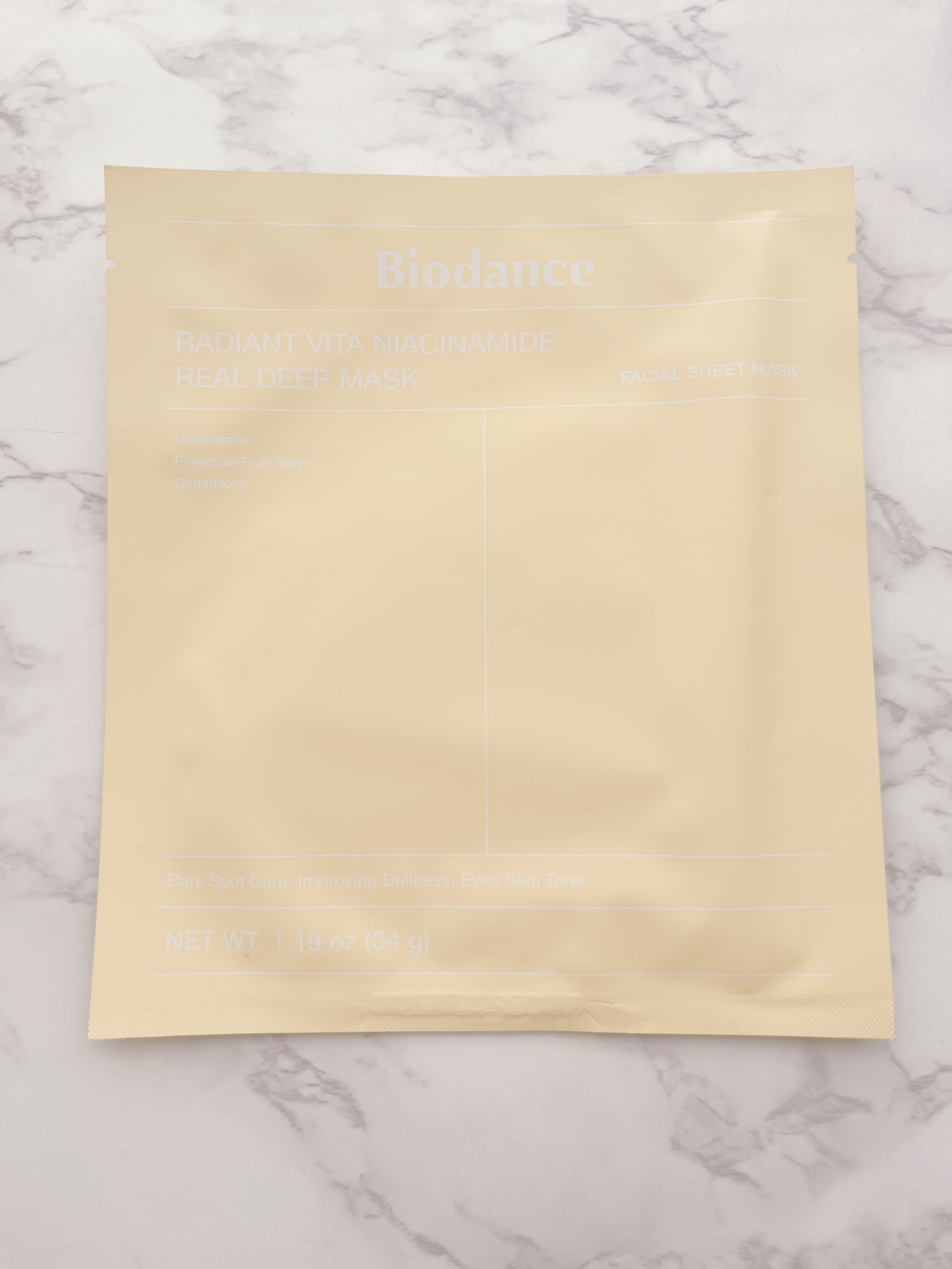 ビタナイアシンアミド リアルディープマスク/Biodance/シートマスク・パックを使ったクチコミ（2枚目）