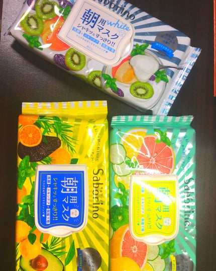 目ざまシート フレッシュ果実のホワイトタイプ/サボリーノ/シートマスク・パックを使ったクチコミ(1枚目)