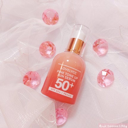 ピンクトーンアップサンセラム/LOVELYCC/化粧下地を使ったクチコミ(1枚目)