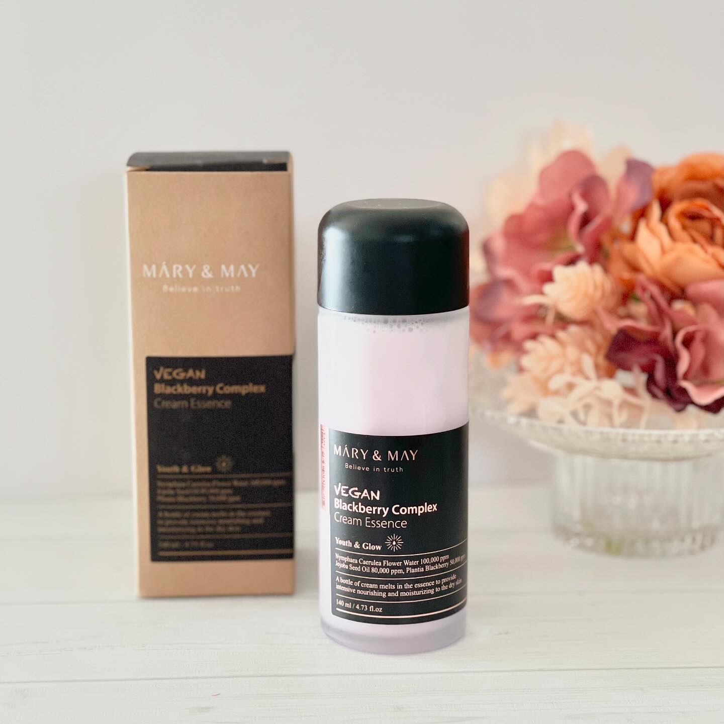 ヴィーガンブラックベリー コンプレックスクリームエッセンス/MARY&MAY/化粧水を使ったクチコミ（2枚目）