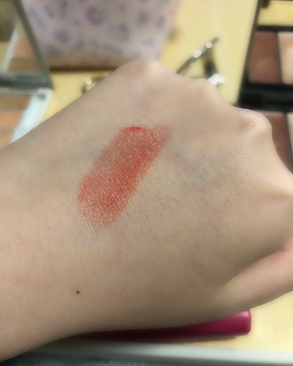 ラプソリュ マドモワゼルシャイン/LANCOME/口紅を使ったクチコミ(2枚目)