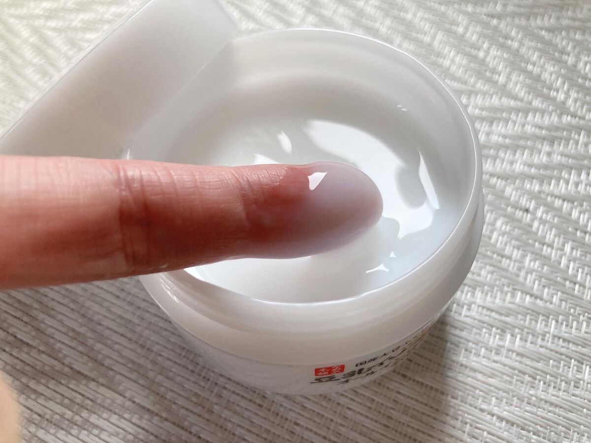 とろんと濃ジェル 100g/なめらか本舗/オールインワン化粧品を使ったクチコミ（2枚目）