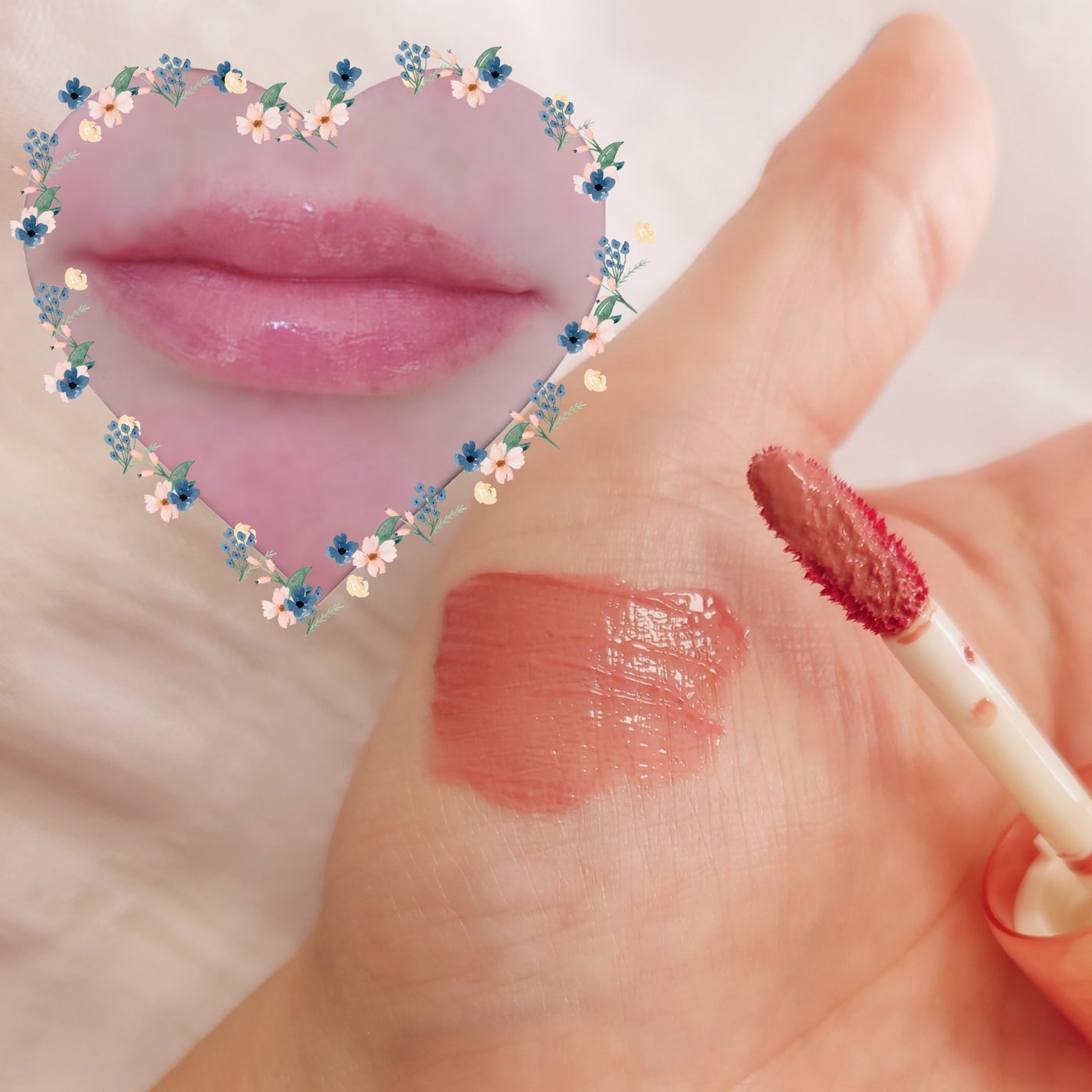 ジェリーイングヌードグロス/Laka/リップグロスを使ったクチコミ(3枚目)