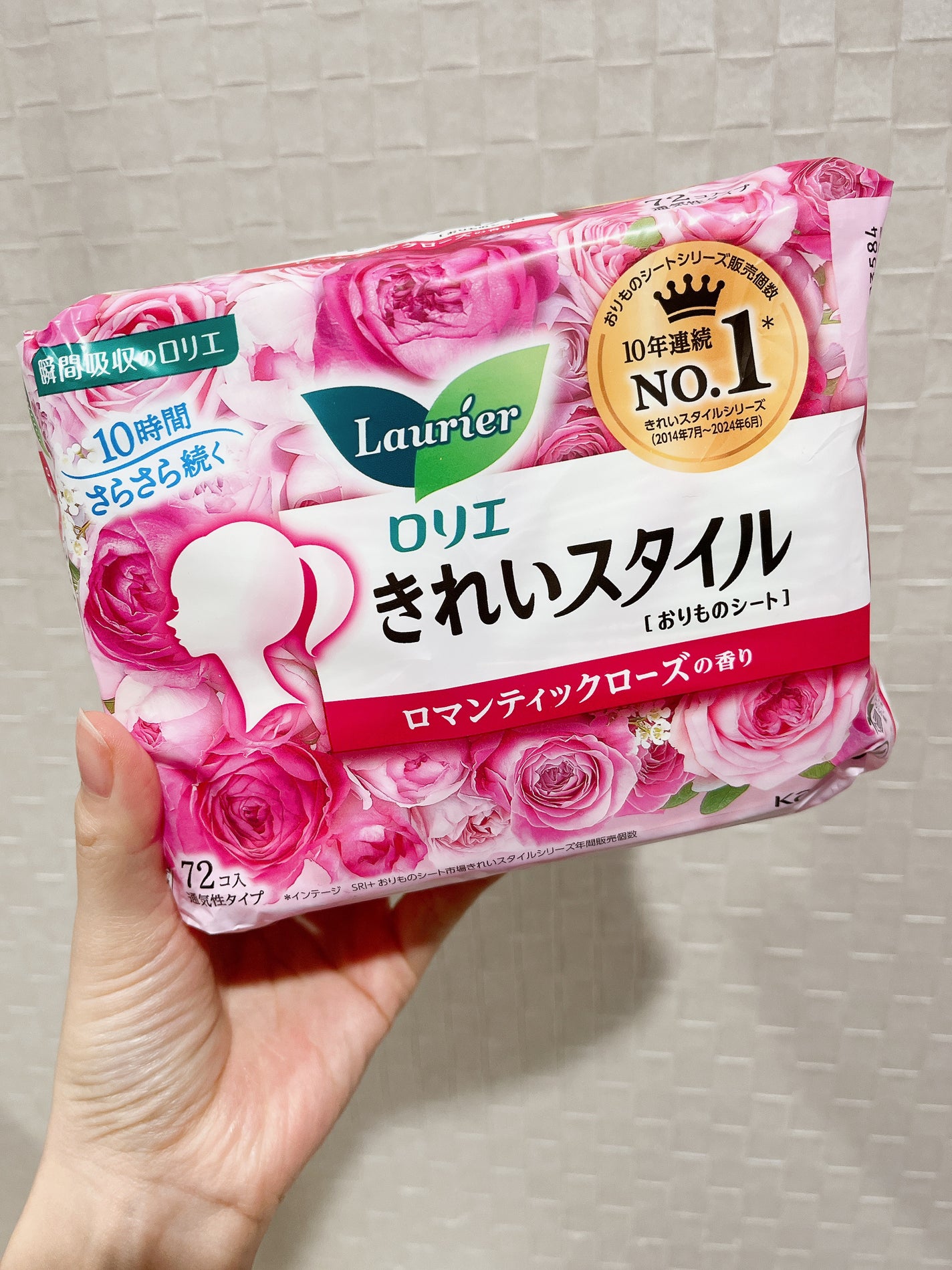 きれいスタイル ロマンティックローズの香り 72コ入/ロリエ/おりものシートを使ったクチコミ(1枚目)