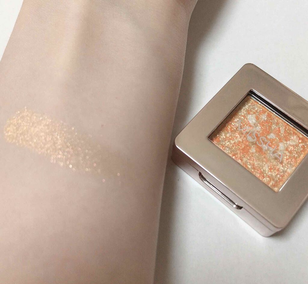 グリッタープリズム シャドウ/MISSHA/グリッターを使ったクチコミ(2枚目)