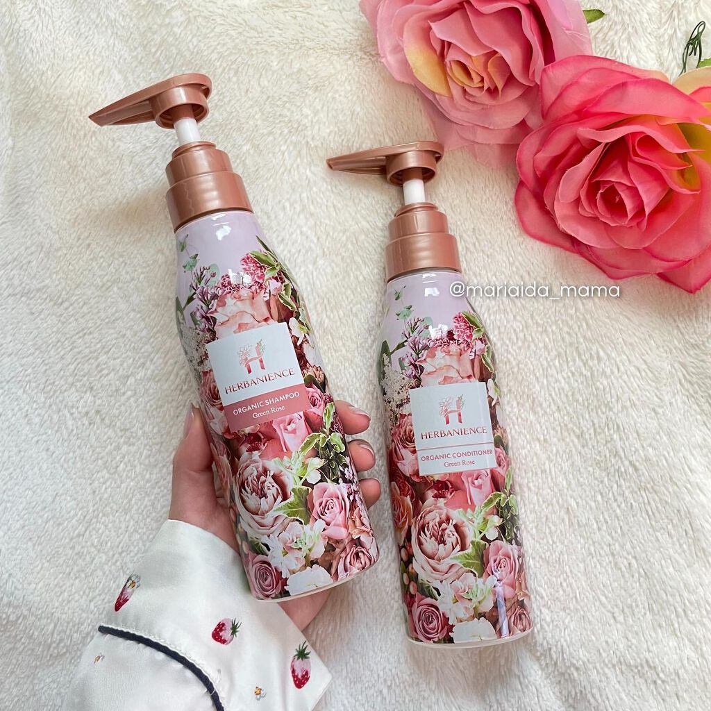 ハーバニエンス シャンプー・コンディショナー(グリーンローズ)/HERBANIENCE/市販シャンプーを使ったクチコミ(1枚目)