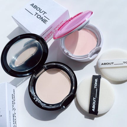 グローパウダーパクト/ABOUT TONE/プレストパウダーを使ったクチコミ(4枚目)