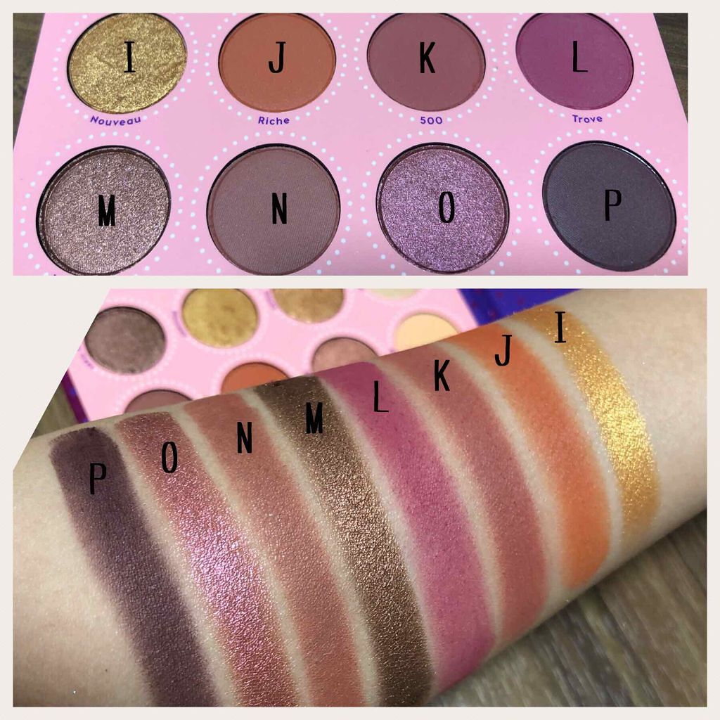 フォーチュンパレット/ColourPop/アイシャドウパレットを使ったクチコミ（3枚目）