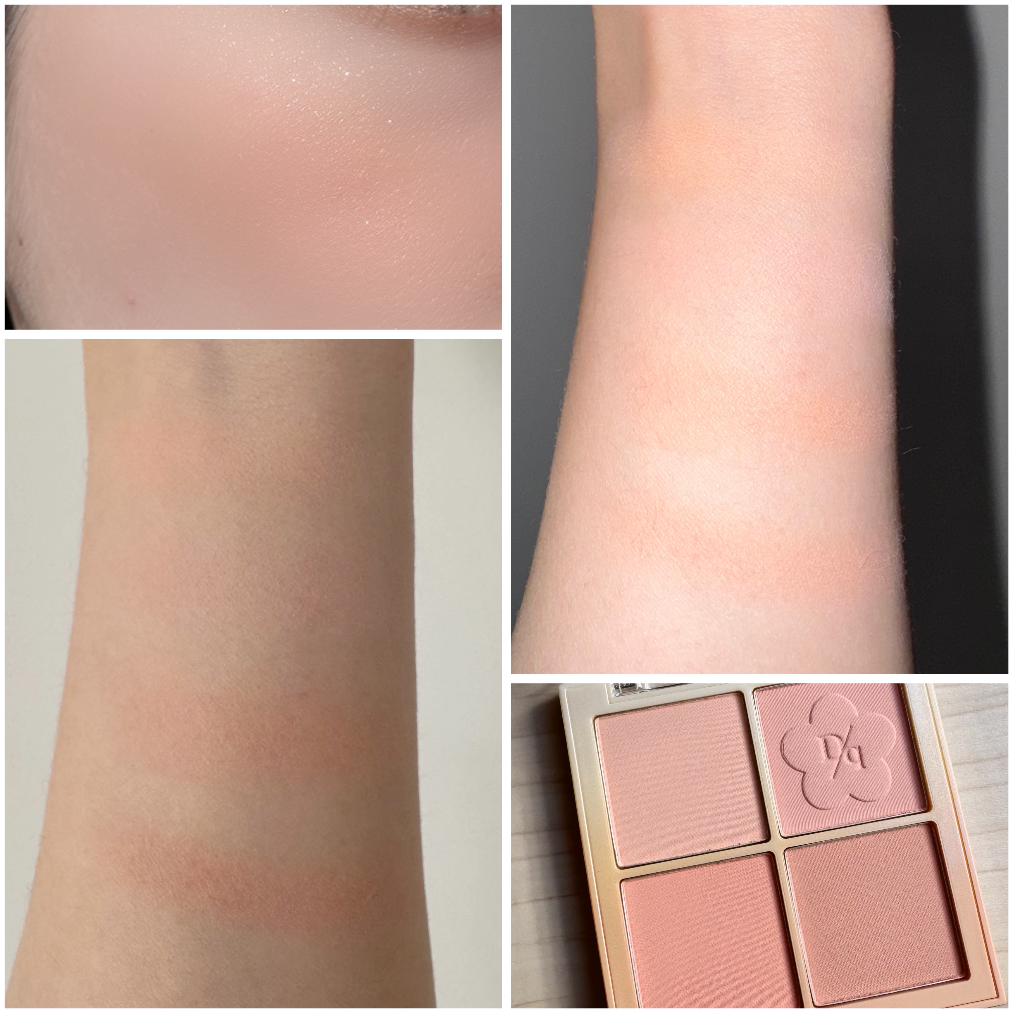 ブレンディングムードチーク/dasique/パウダーチークを使ったクチコミ（2枚目）